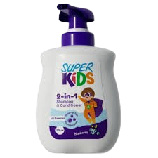 سوبر كيدز شامبو وبلسم بالتوت