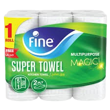 مناديل مطبخ فاين 6بكرة