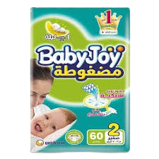 بيبى جوى مقاس2  60حفاضه