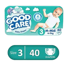 حفاضات جود كير مقاس 3 40 ق