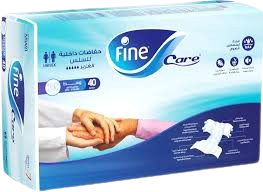 حفاضات كبار السن فاين كير ازرق 40 ق