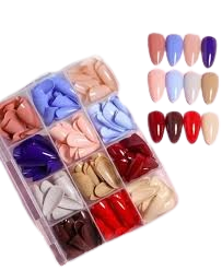 اظافرالوان علبه مربعه